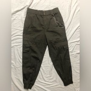 WOMENS JOGGERS WITH SIDE CHAIN SIZE: 1X